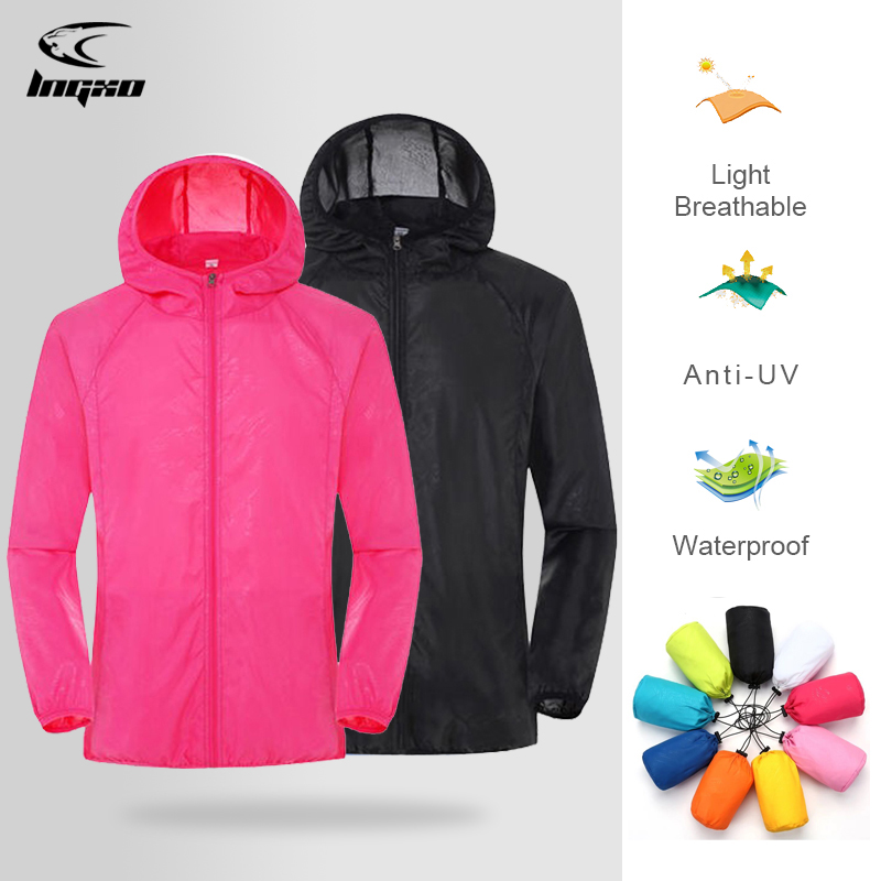 Mountain Biking Jacket - Men Women Hiking Jacket Waterproof Quick
