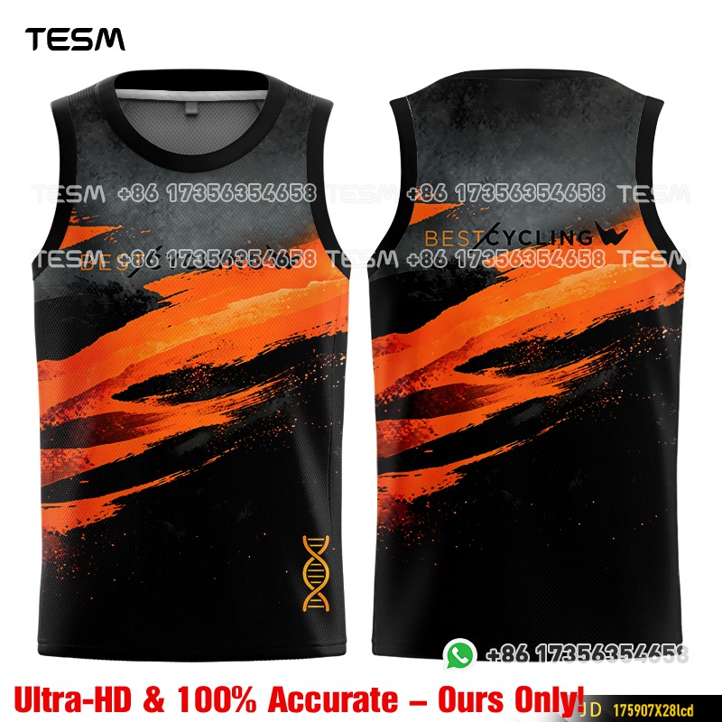 Mountain Biking Jerseys Men - Kid Men Sleeveless Vest Breathable Quick-Dry
