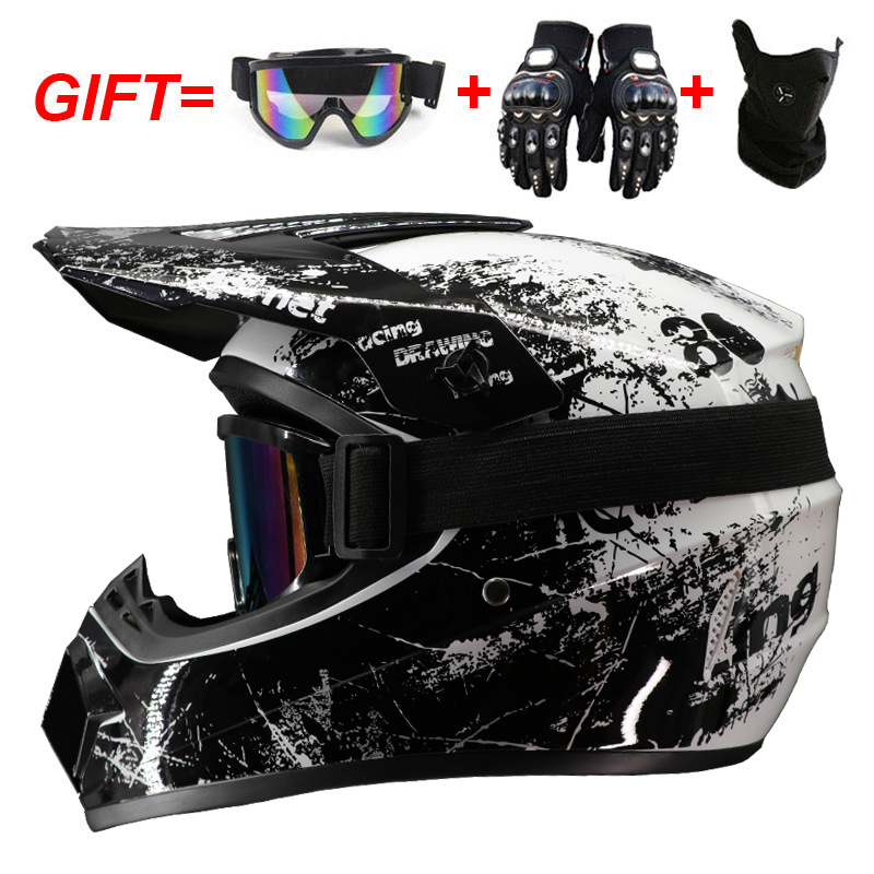 Mountain Biking Helmet Kids - Youth Motorcycle Helmet Children Off-Road Capacete