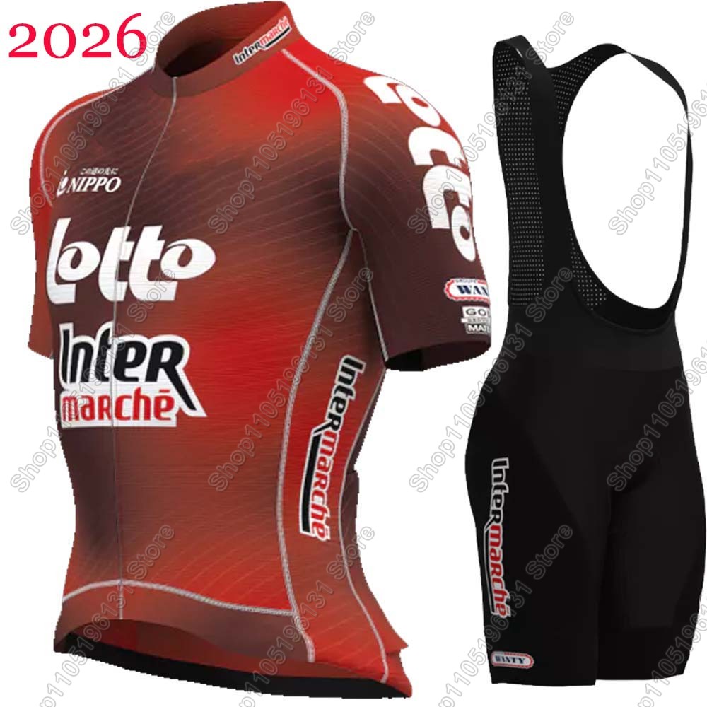 Mountain Biking Jerseys Men - Lotto Cycling 2026 Jersey Set Mens