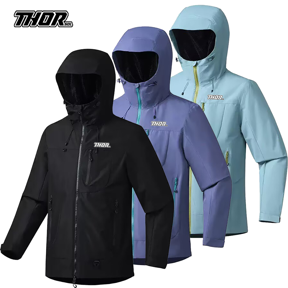 Mountain Biking Rain Jacket - THORSOL Men's Cycling Rain Jacket Mtb