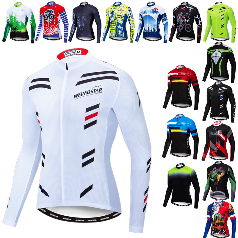 Mountain Biking Jacket - Pro Team Cycling Jersey Long Sleeve