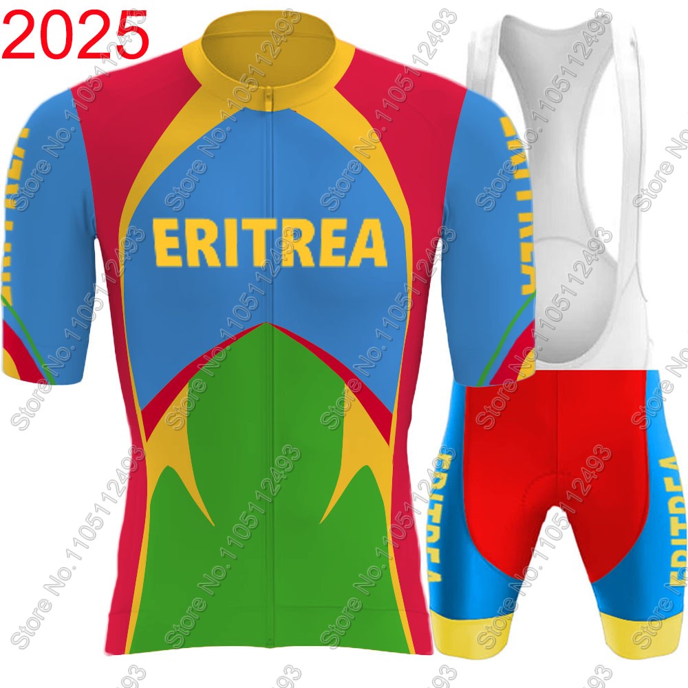 Mountain Biking Clothes - 2025 Eritrea National Team Cycling Jersey