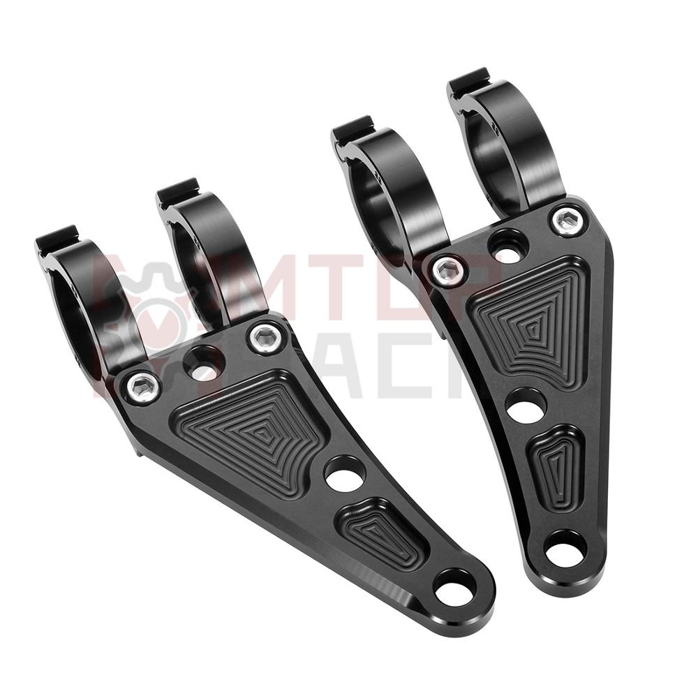 Mountain Biking Derby - Motorcycle CNC Headlight Mount Bracket For
