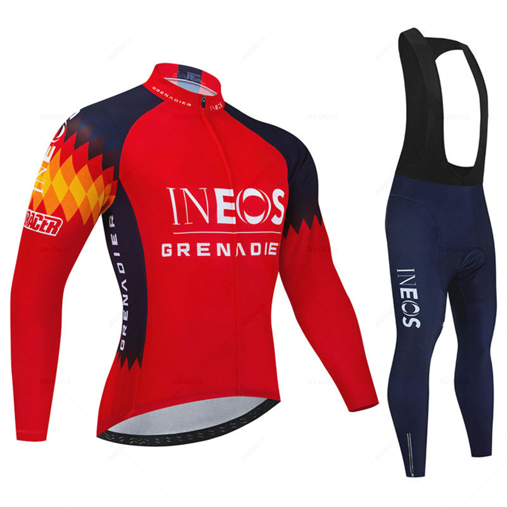 Mountain Biking Jerseys Men - Ineos Team Men Spring Sport Cycling