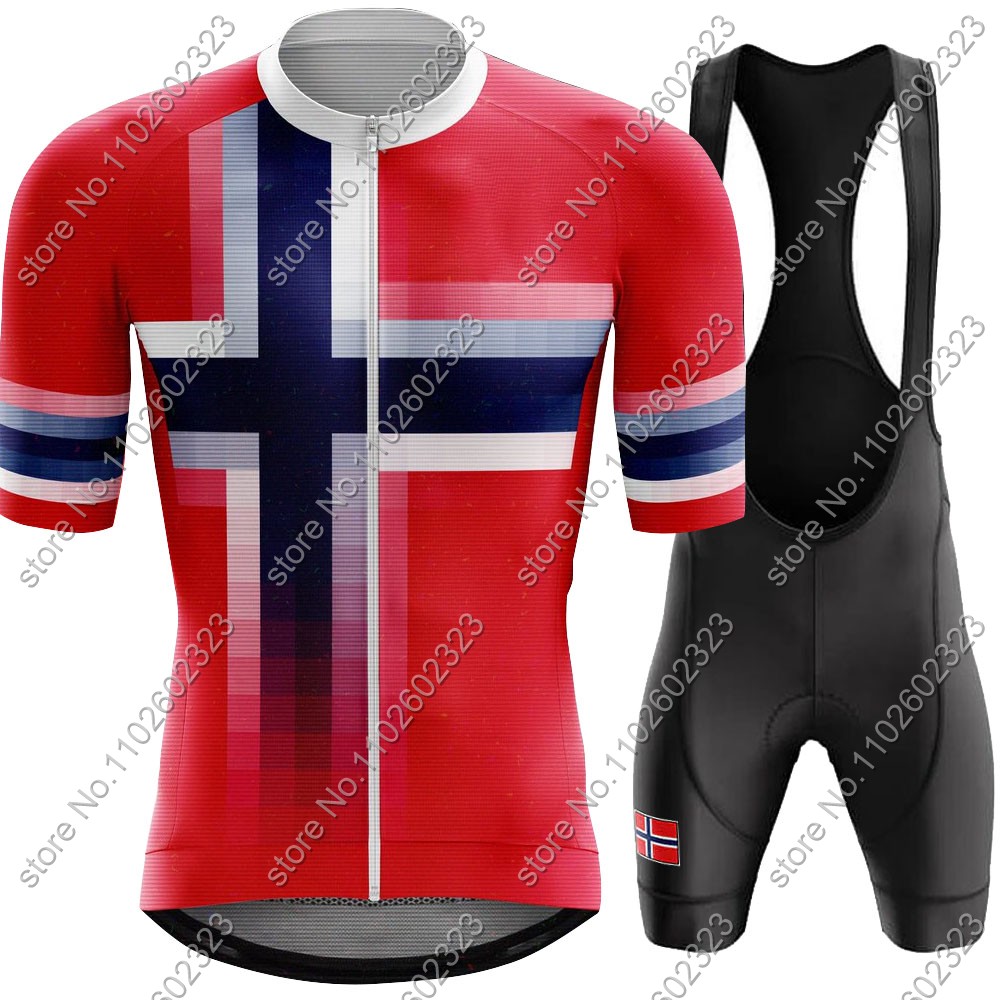 Mountain Biking Clothes - 2024 Norway Cycling Jersey National Team