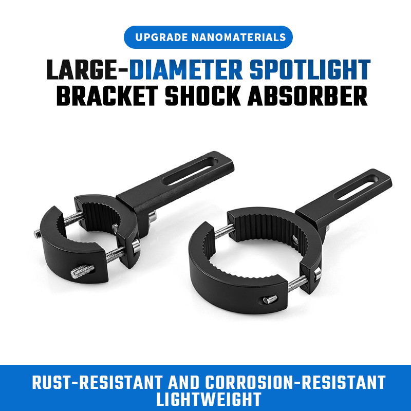 Mountain Biking Derby - Motorcycle LED Spotlight Bracket Bumper Shock