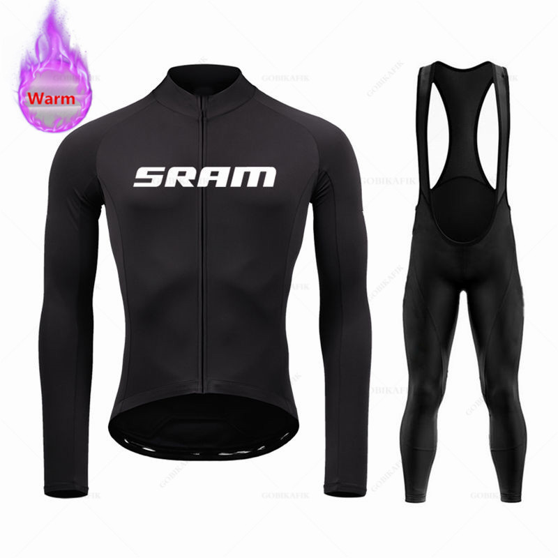 Mountain Biking Clothes - Sram Team Winter Long Sleeve Thermal