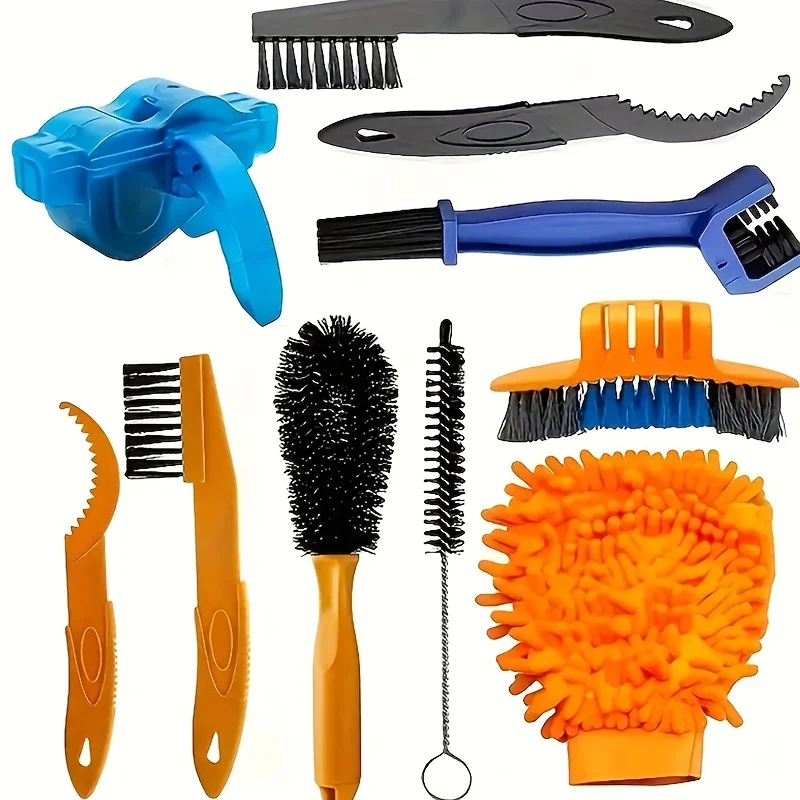 Mountain Biking Gifts - 4 to10pcs Bike Chain Cleaning Kit