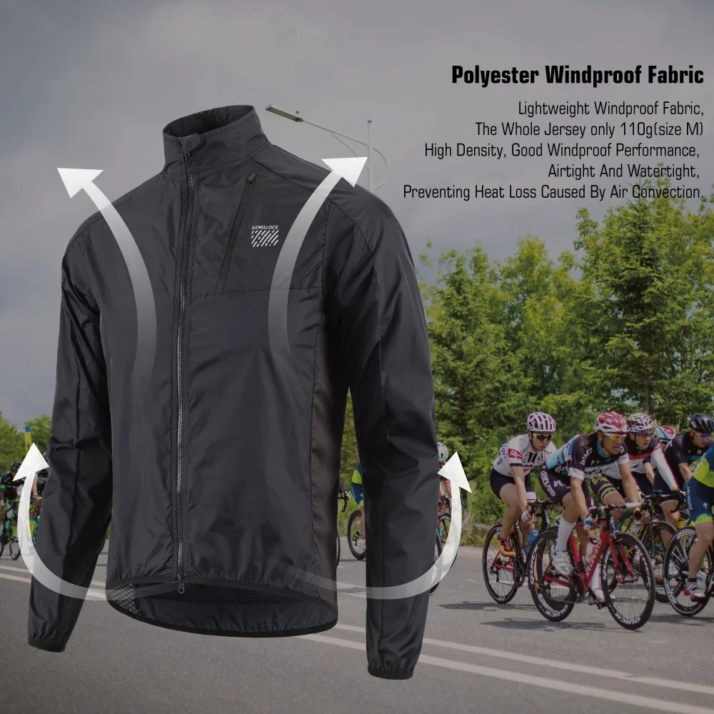 KEMALOCE Cycling Jacket Windpr - Mountain Biking Jacket ulasan dan harga