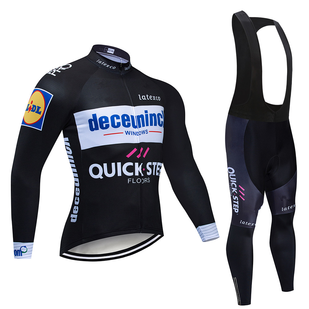 Quick step Cycling Jersey Set  - Mountain Biking Jerseys Men ulasan dan harga