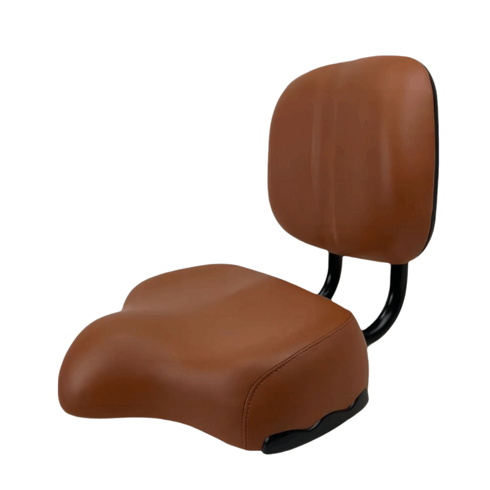 Wide Bike Seat With Backrest C - Mountain Biking For Fitness ulasan dan harga