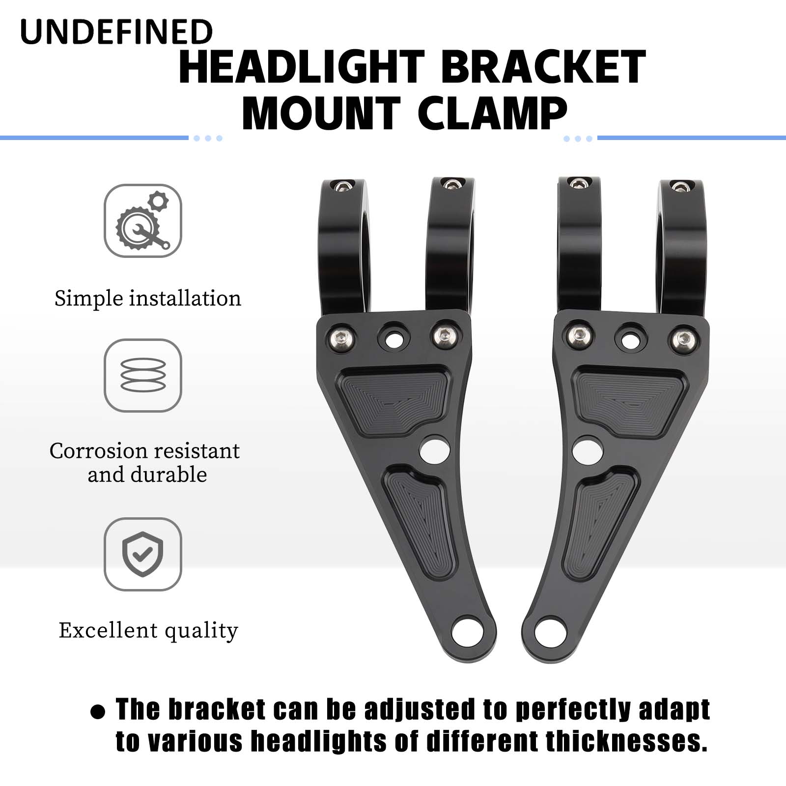 33mm-58mm Headlight Bracket Mo - Mountain Biking Derby ulasan dan harga