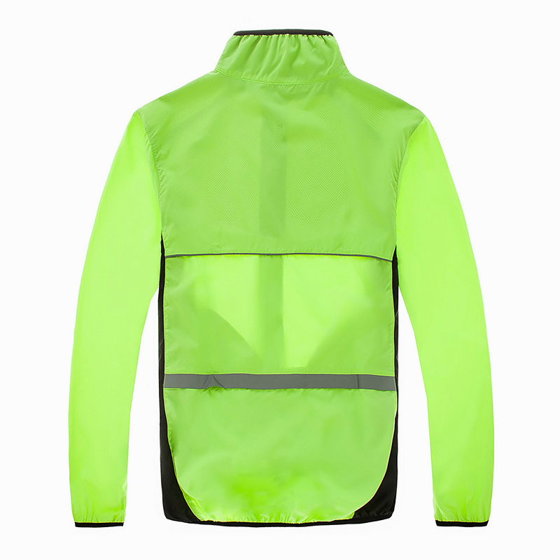 Orange wind cycling jacket mtb - Mountain Biking Rain Jacket ulasan dan harga