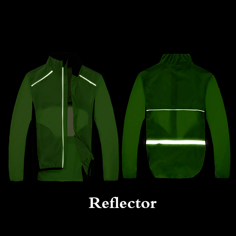 Orange wind cycling jacket mtb - Mountain Biking Rain Jacket ulasan dan harga