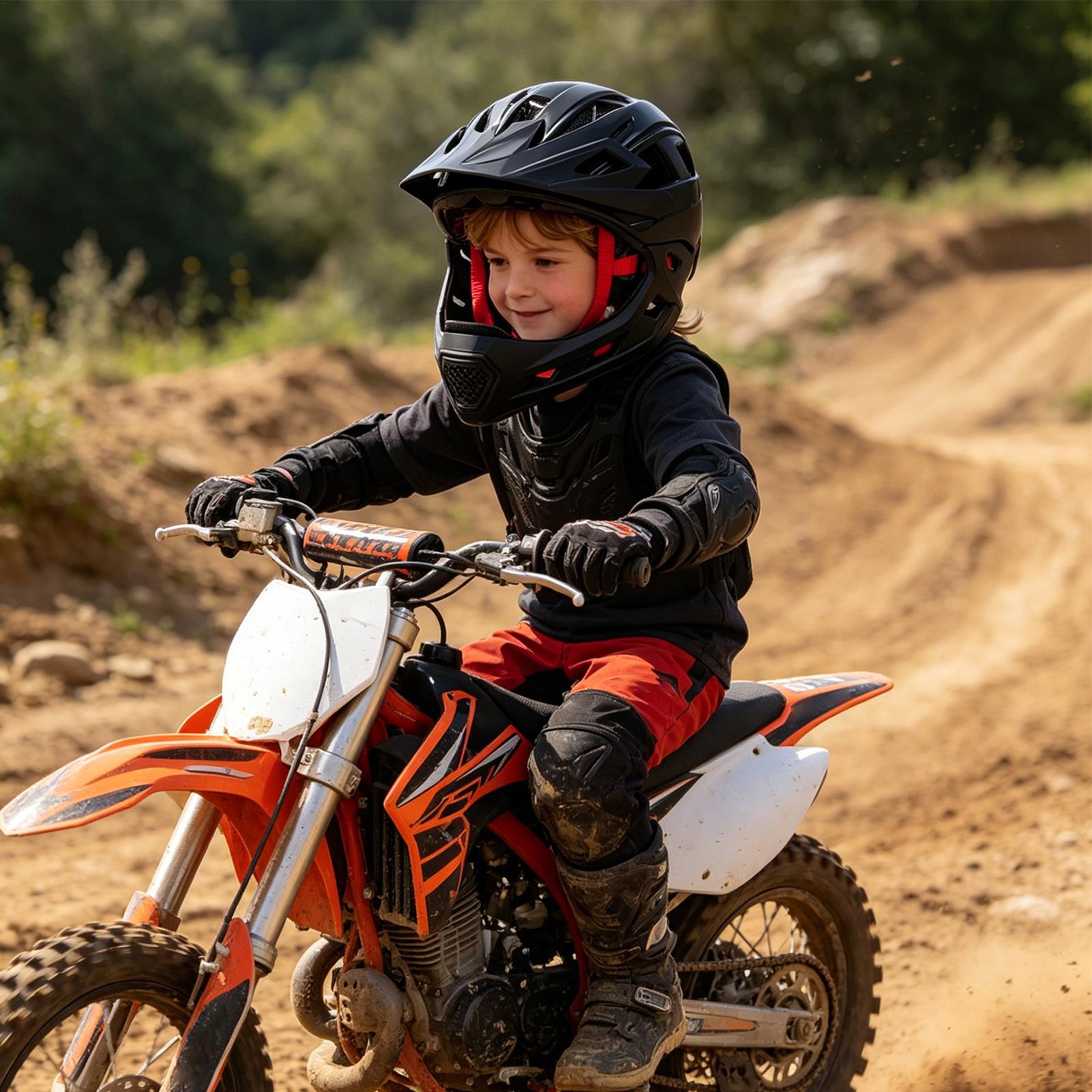 Kids Motocross Helmet Shockpro - Mountain Biking Helmet Kids ulasan dan harga