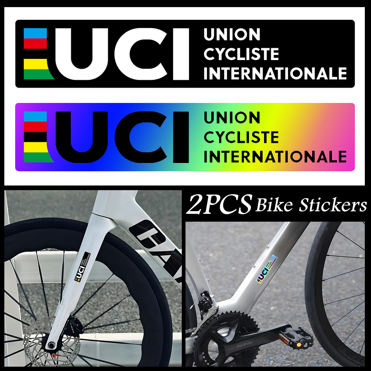 2Pcs UCI Style Reflective Lase - Mountain Biking Uci ulasan dan harga