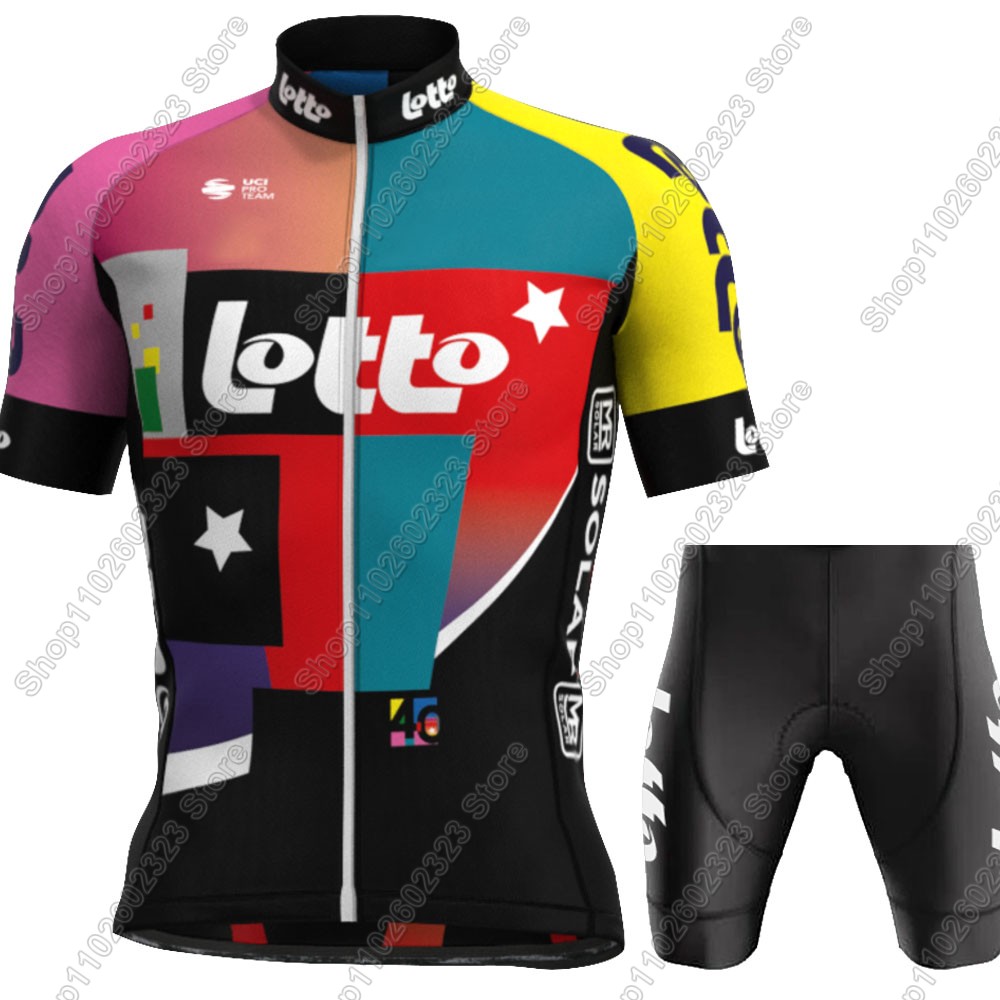 Lotto team 2025 cycling jersey - Mountain Biking Clothes ulasan dan harga