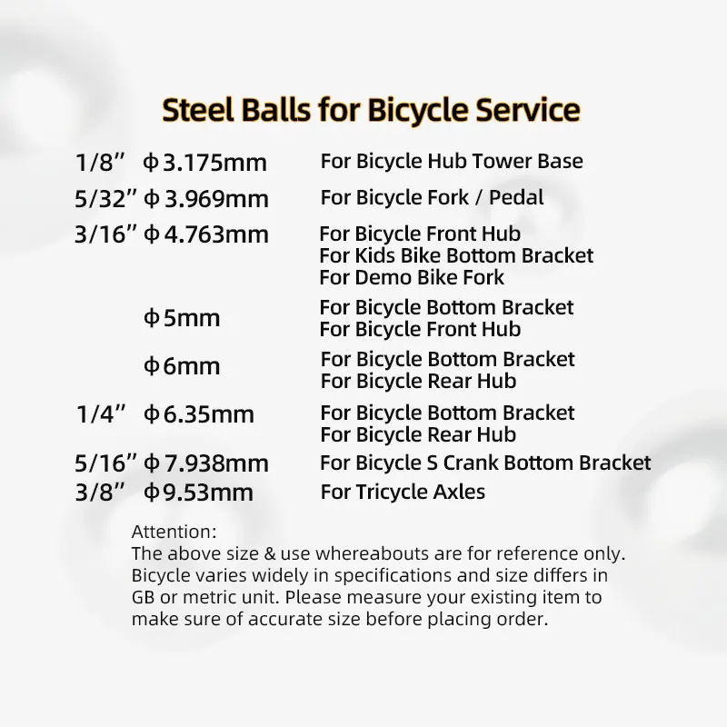 144/20pcs Bicycle Steel Balls  - Mountain Biking Gifts ulasan dan harga