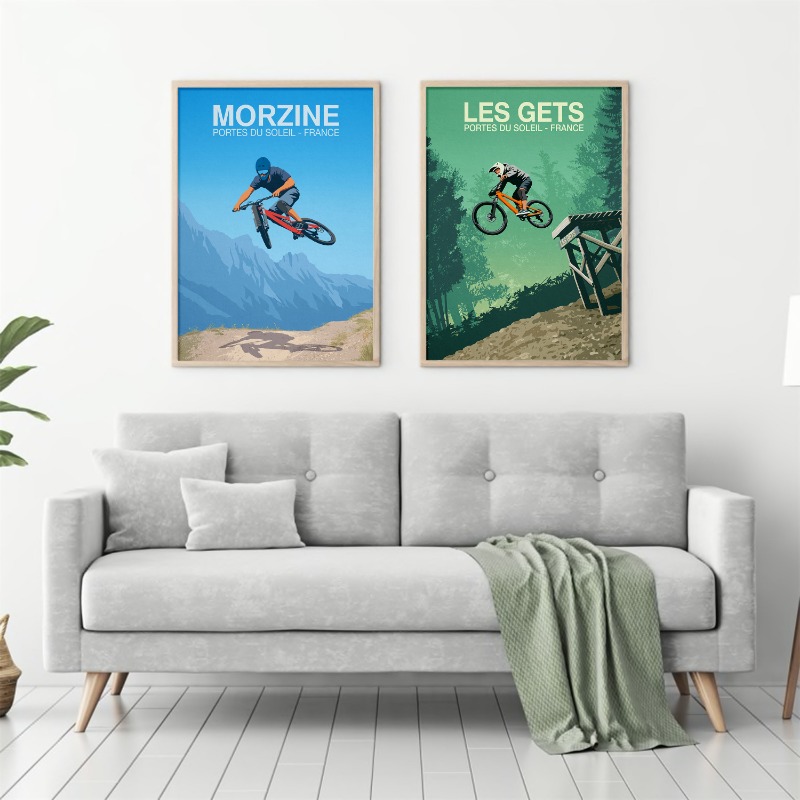 Mountain Bike Trail Poster Sno - Mountain Biking Pictures ulasan dan harga
