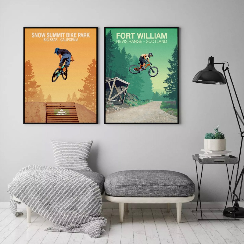 Mountain Bike Trail Poster Sno - Mountain Biking Pictures ulasan dan harga