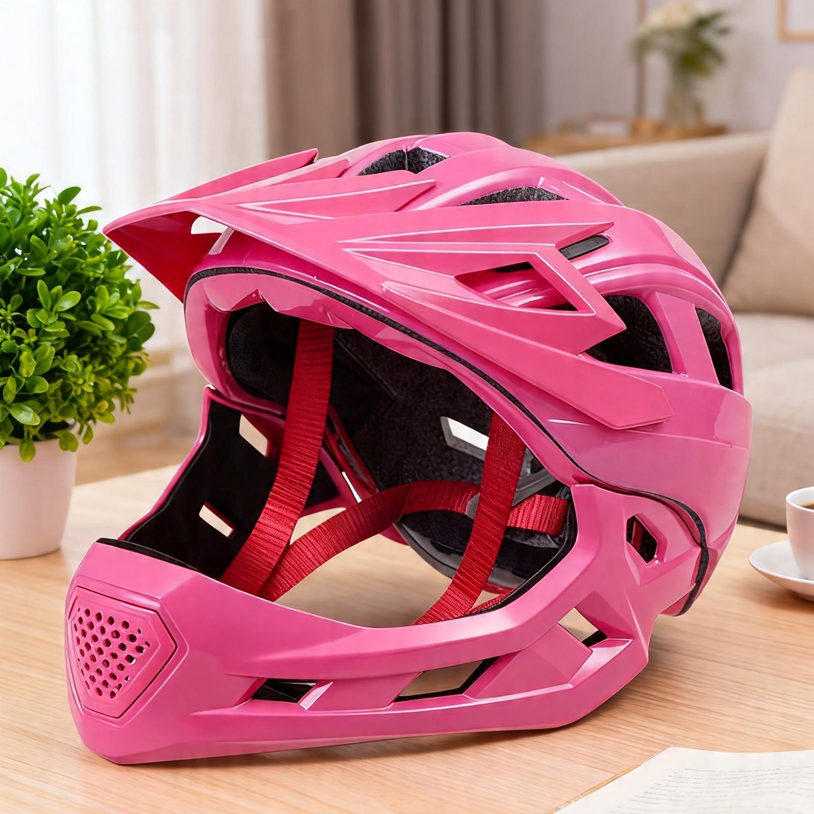 Full Face Helmet Kids With Det - Mountain Biking Helmet Kids ulasan dan harga