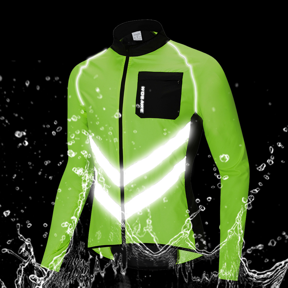WOSAWE Cycling Rain Jacket Hig - Mountain Biking Rain Jacket ulasan dan harga