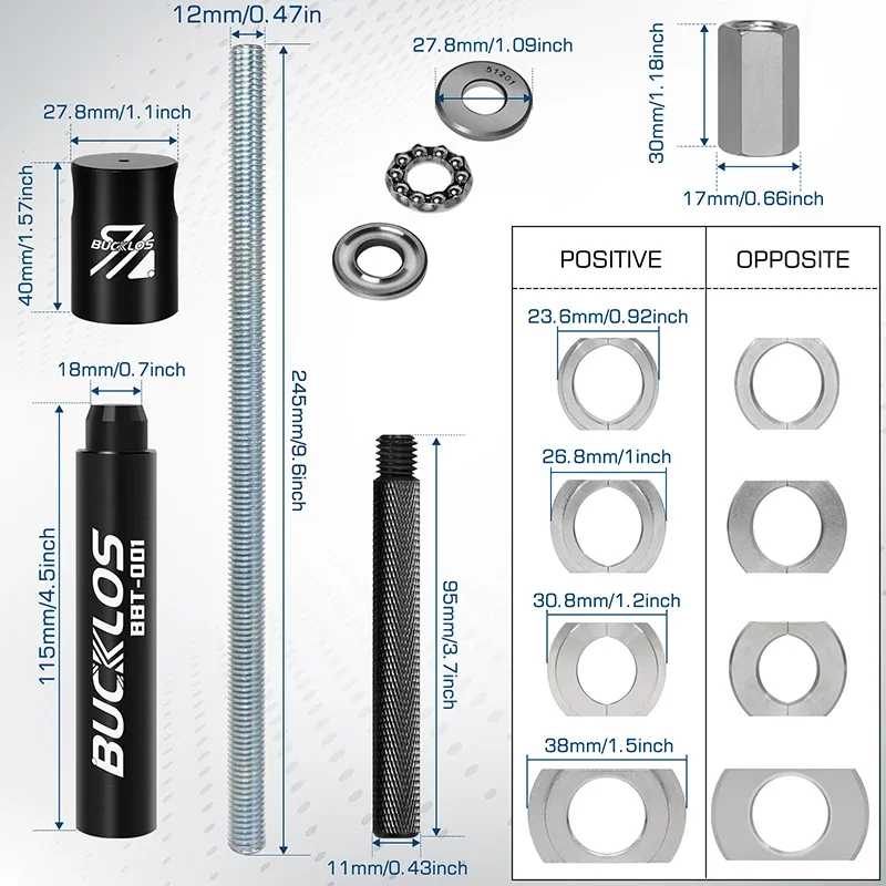 BUCKLOS Bicycle Bottom Bracket - Bottom Bracket Press ulasan dan harga