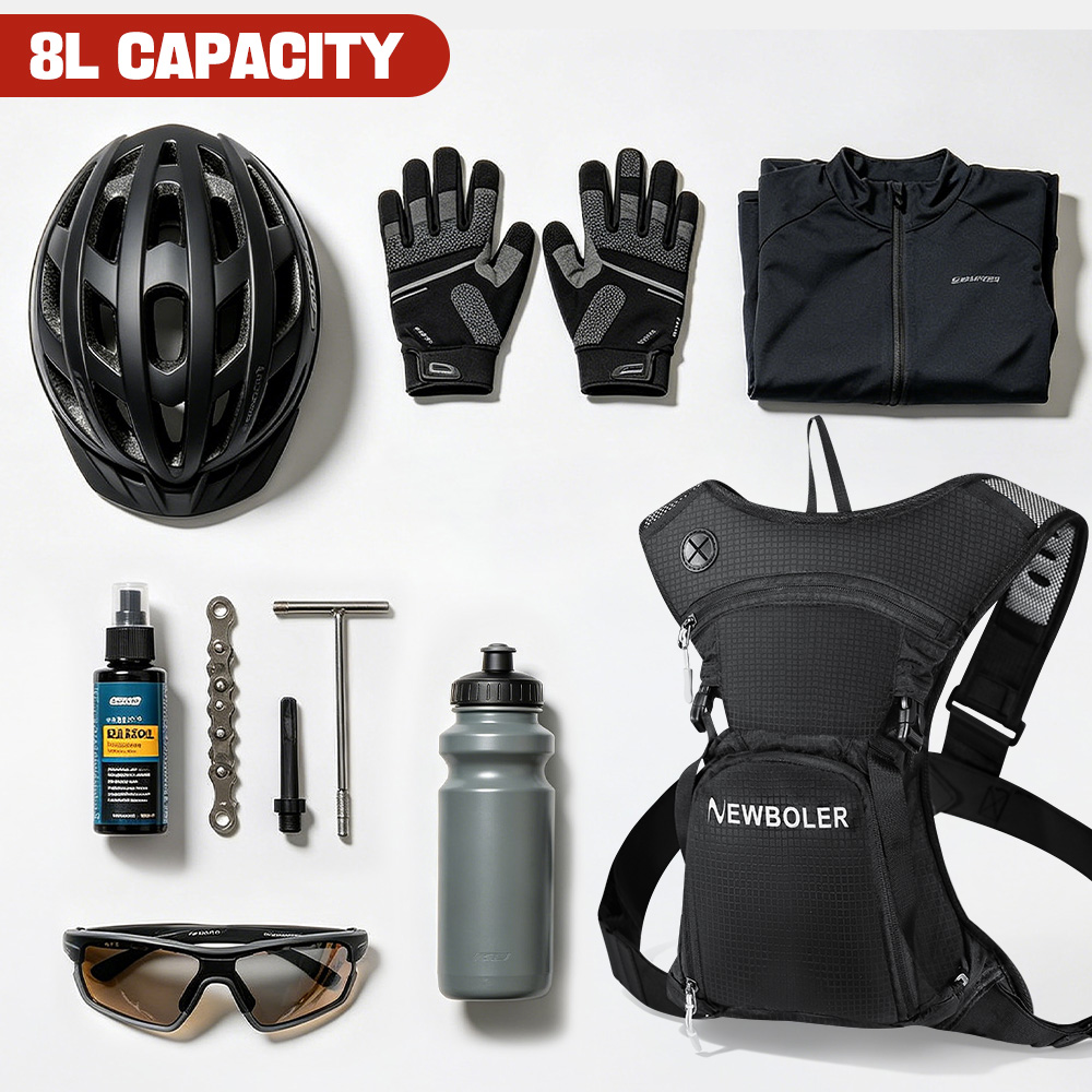 NEWBOLER 5L/8L Motorcycle Cycl - Mountain Biking Hydration Pack ulasan dan harga