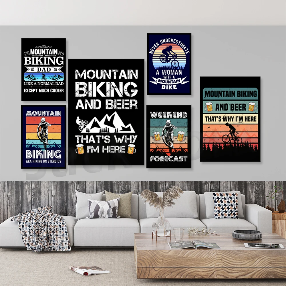 Go Mountain Bike Print Canvas  - Mountain Biking Pictures ulasan dan harga
