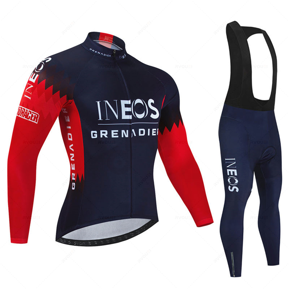 Ineos Team Men Spring Sport Cy - Mountain Biking Jerseys Men ulasan dan harga
