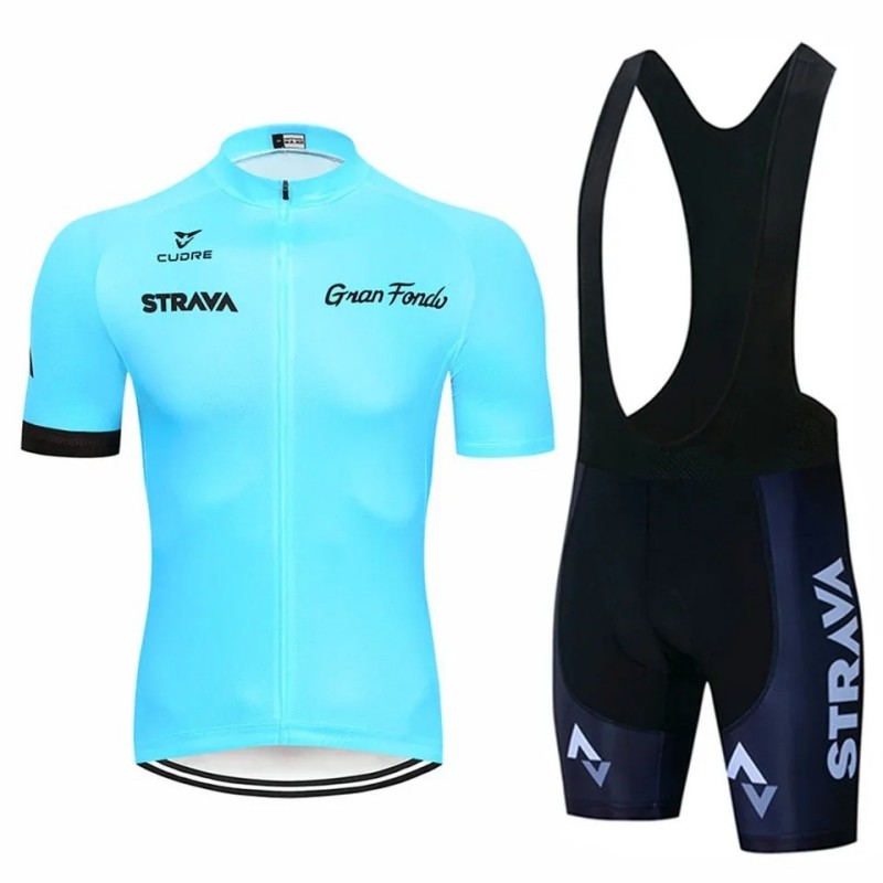 STRAVA Cycling Sets Cycling Cl - Mountain Biking Jerseys Men ulasan dan harga