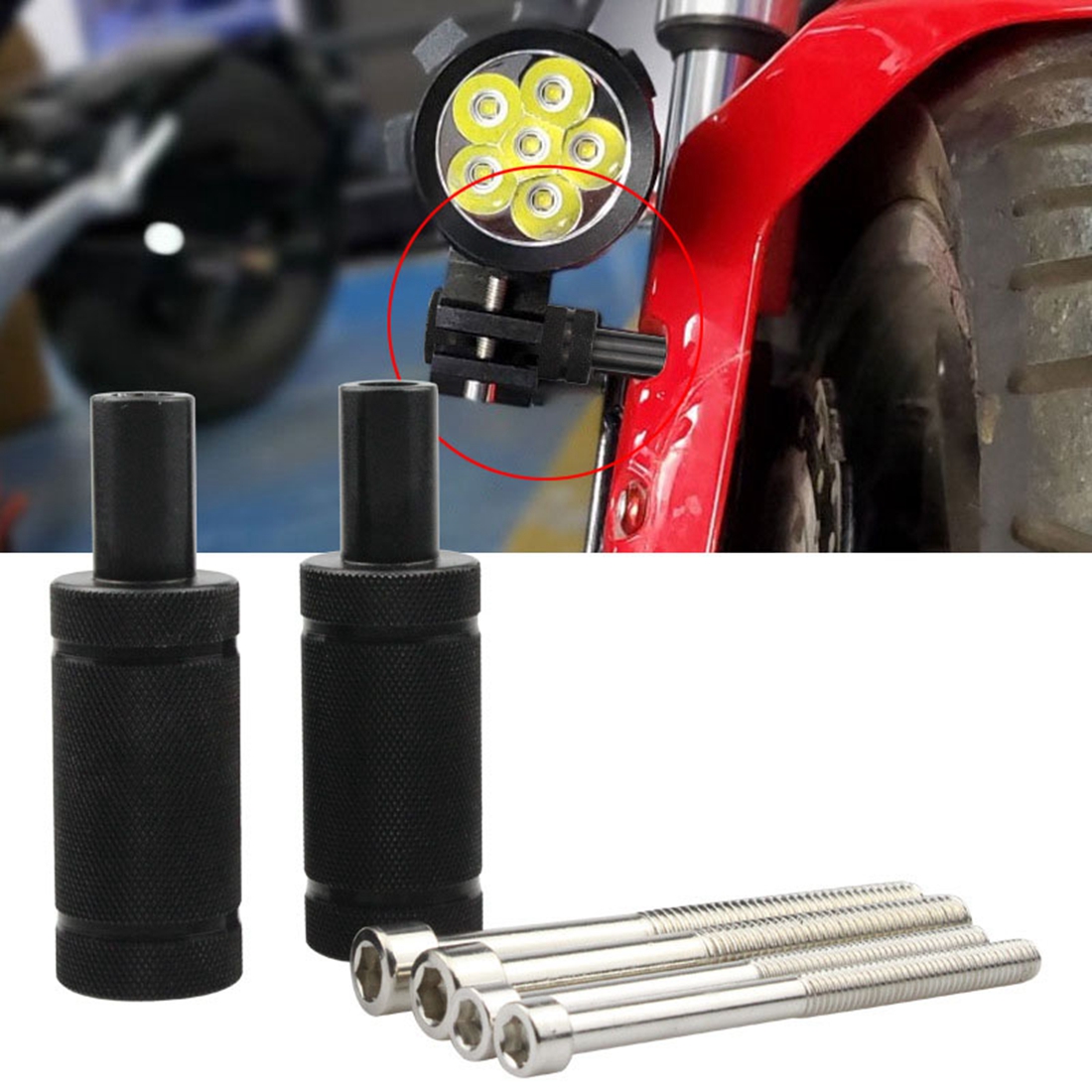 Motorcycle Headlight Mount Hol - Mountain Biking Derby ulasan dan harga